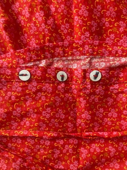 sula - daisy skirt - red flower