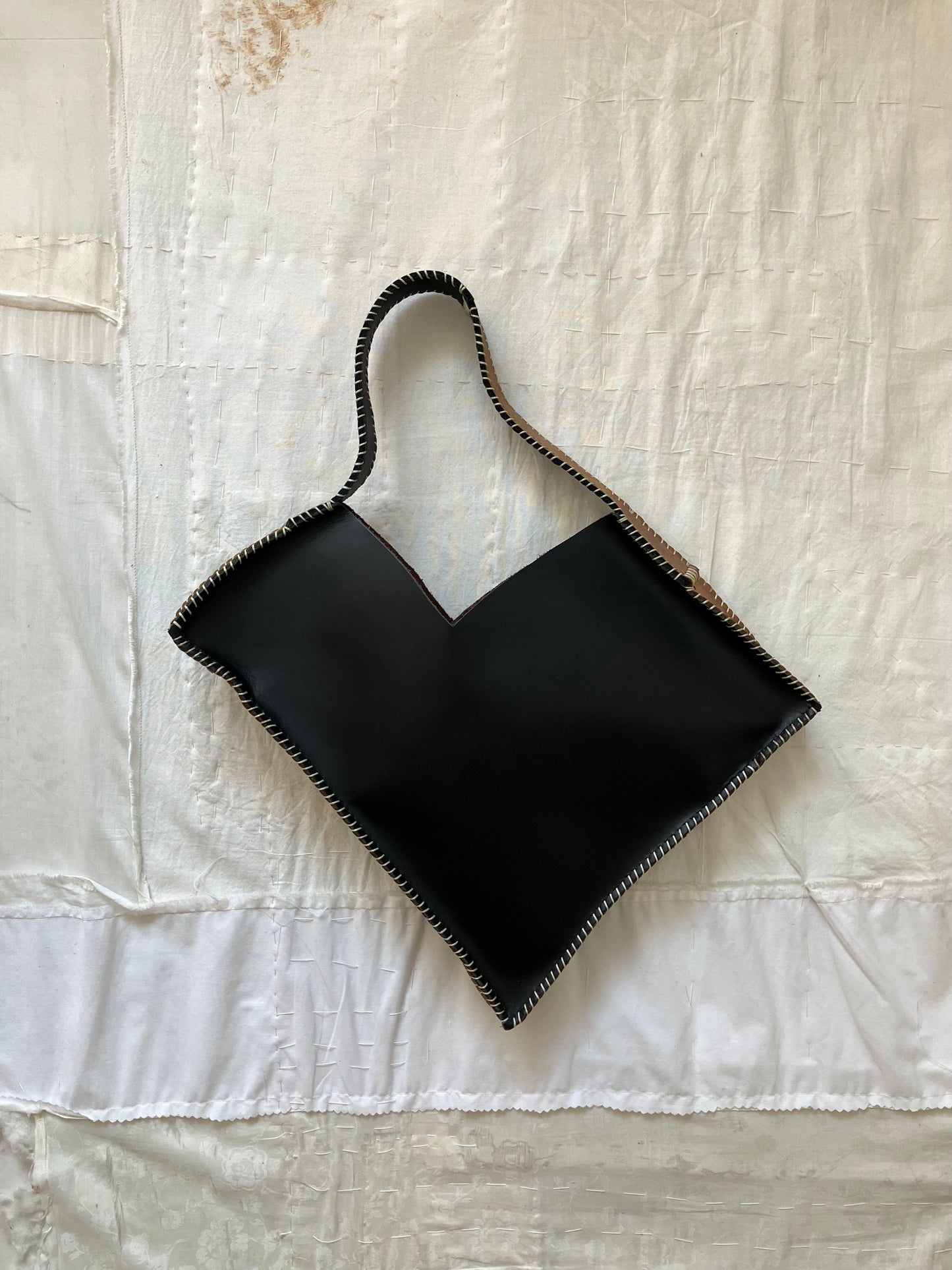 Maribaudi - The Brown Broken Heart Leather Bag