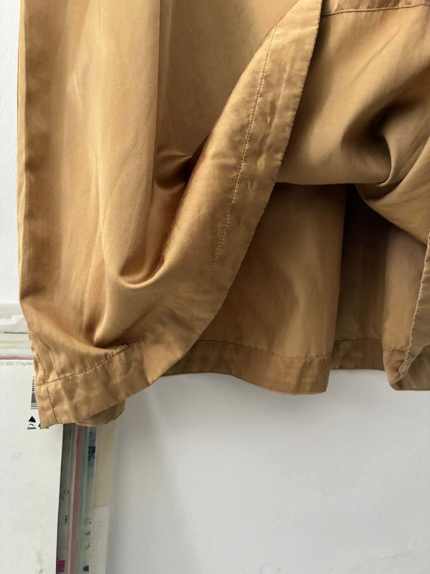 sula - doris dress - silk cotton satin - curry