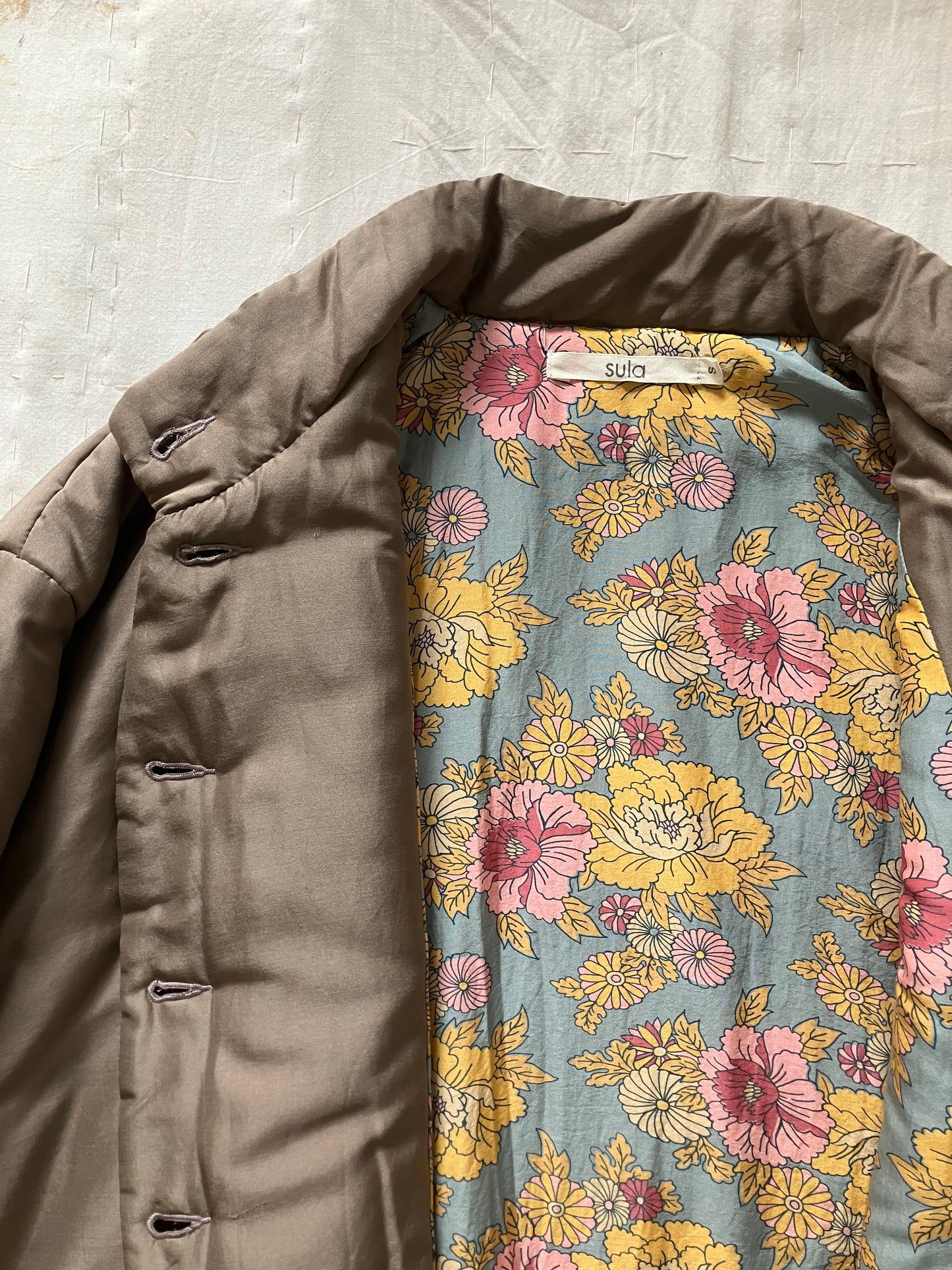 sula - cuddle coat - fossil