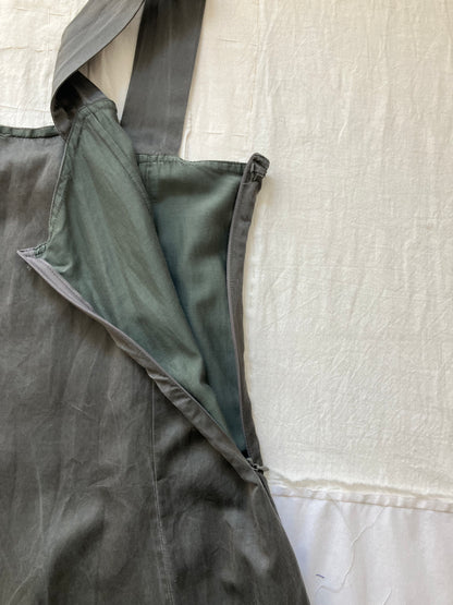 sula - wide strap dress - beluga