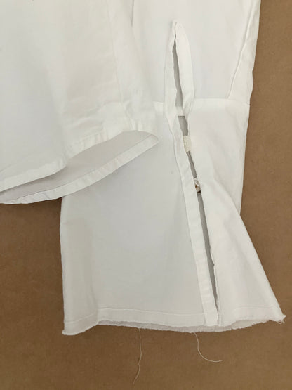 sula - pleat shirt kilberry cotton - white