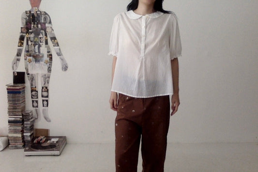 sula - sweet blouse - white