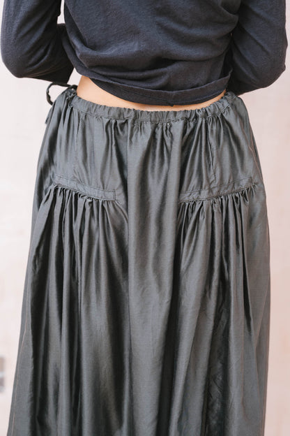 sula - new frida skirt - gunmetal