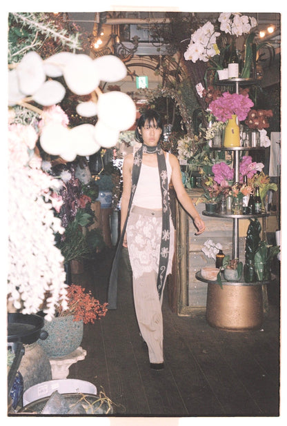 garbage core - LACES SKIRT TROUSERS