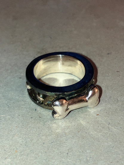 TALANTO - Doggo Collar Ring - Oxidized Edition