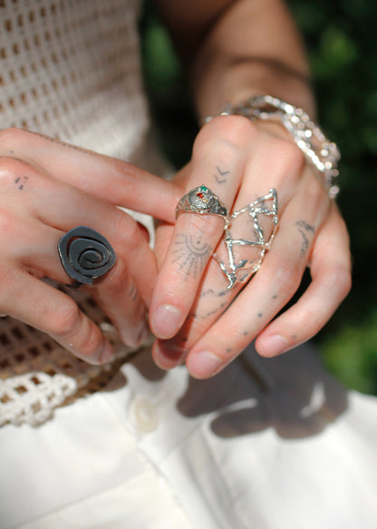 TALANTO - Spinning Around - Ring - Oxidized Edition