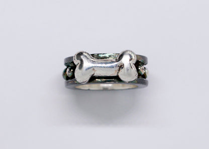 TALANTO - Doggo Collar Ring - Oxidized Edition