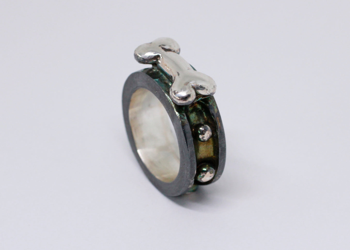 TALANTO - Doggo Collar Ring - Oxidized Edition