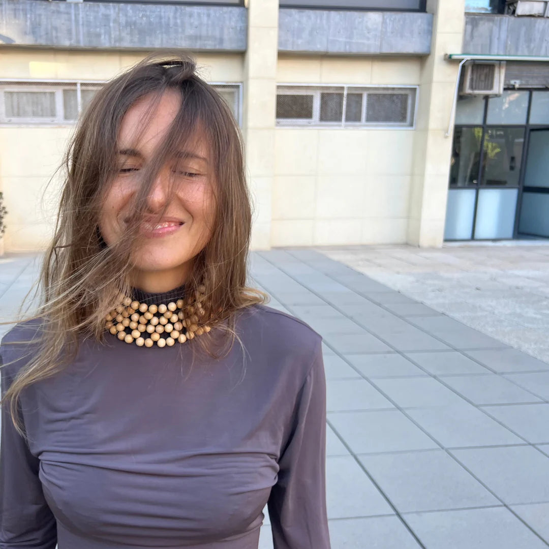 Talina - Leizu big belt - natural