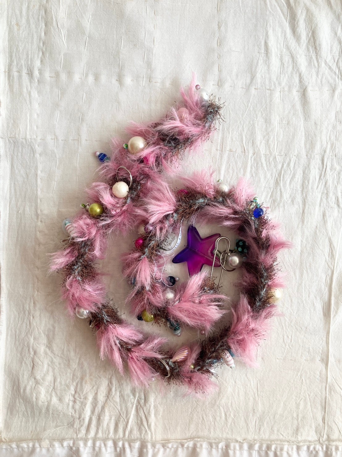 MATHILDE HIRON - Pink & Brown Treasures Belt