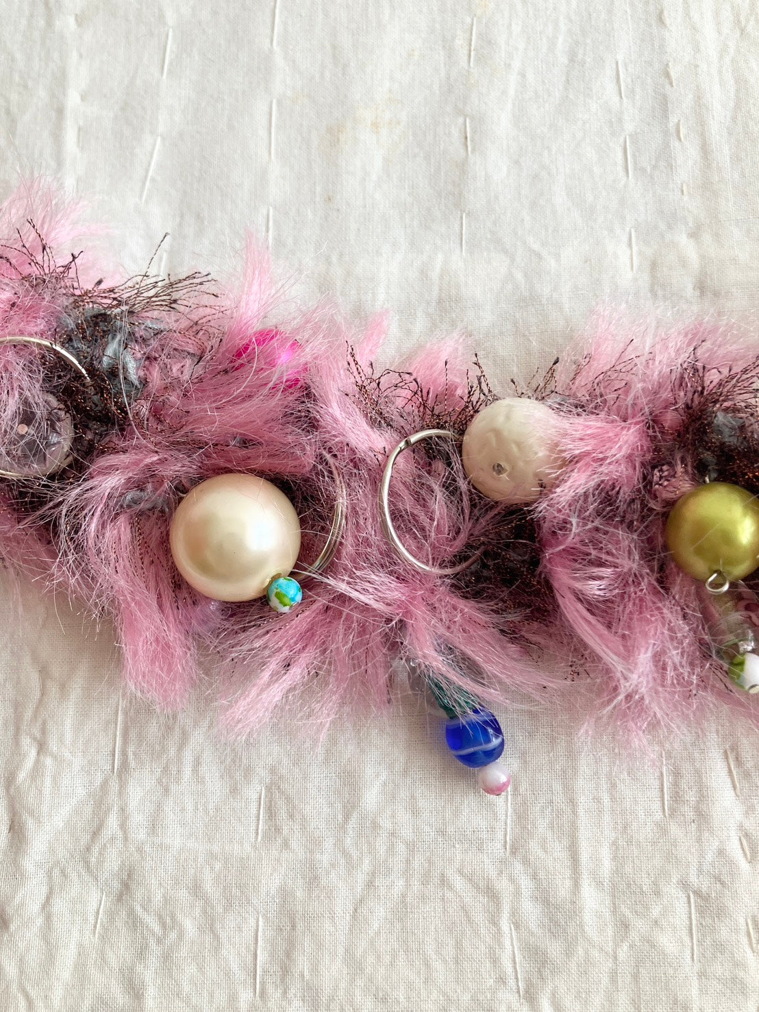 MATHILDE HIRON - Pink & Brown Treasures Belt