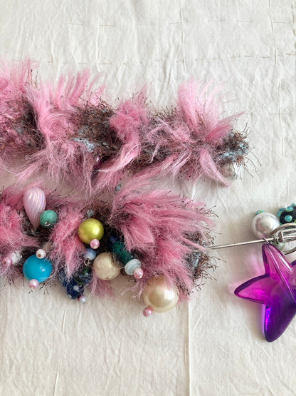 MATHILDE HIRON - Pink & Brown Treasures Belt