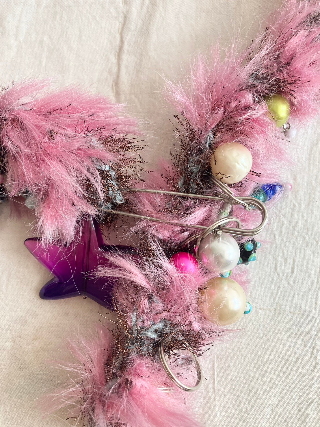 MATHILDE HIRON - Pink & Brown Treasures Belt