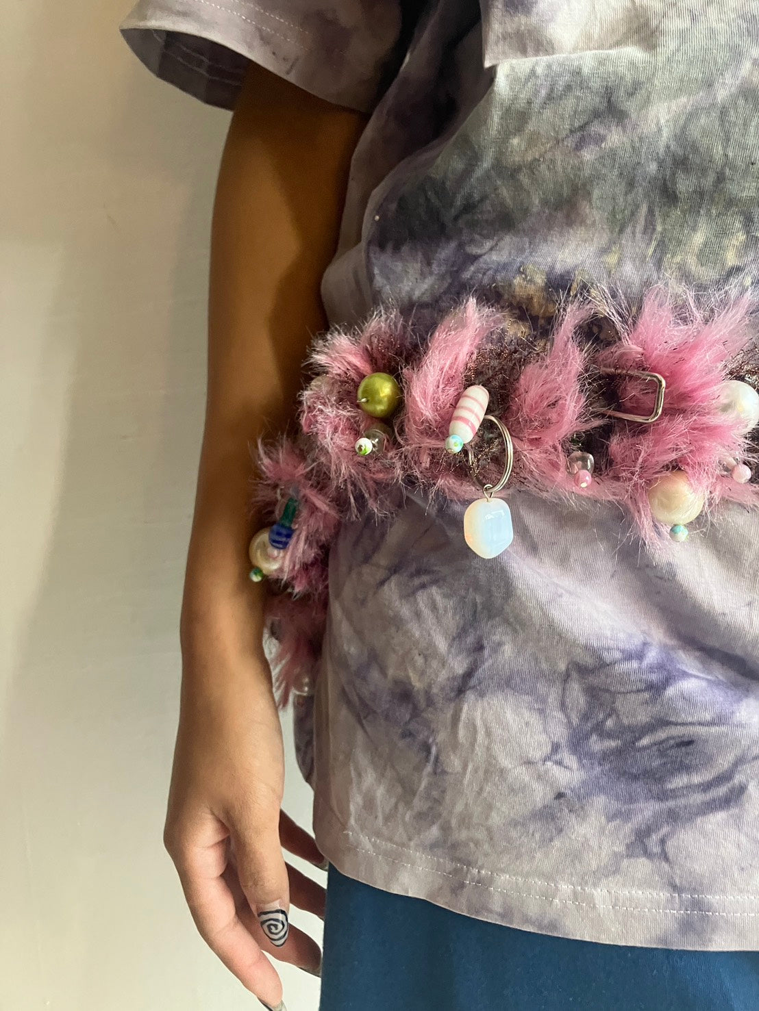 MATHILDE HIRON - Pink & Brown Treasures Belt