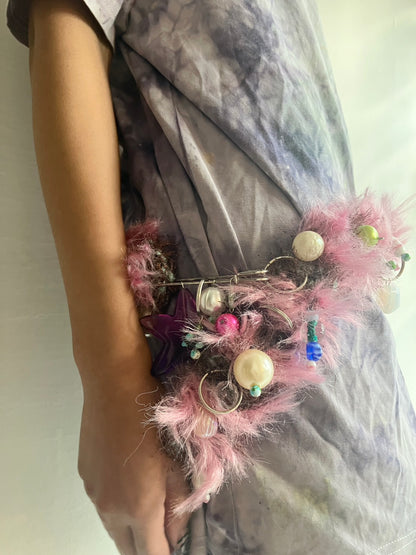 MATHILDE HIRON - Pink & Brown Treasures Belt