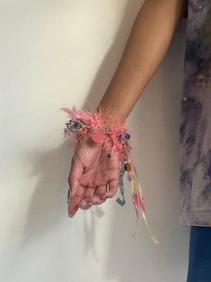 MATHILDE HIRON - Grigri Bracelet in Coral 1