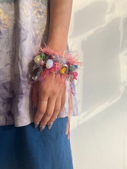 MATHILDE HIRON - Grigri Bracelet in Coral 1