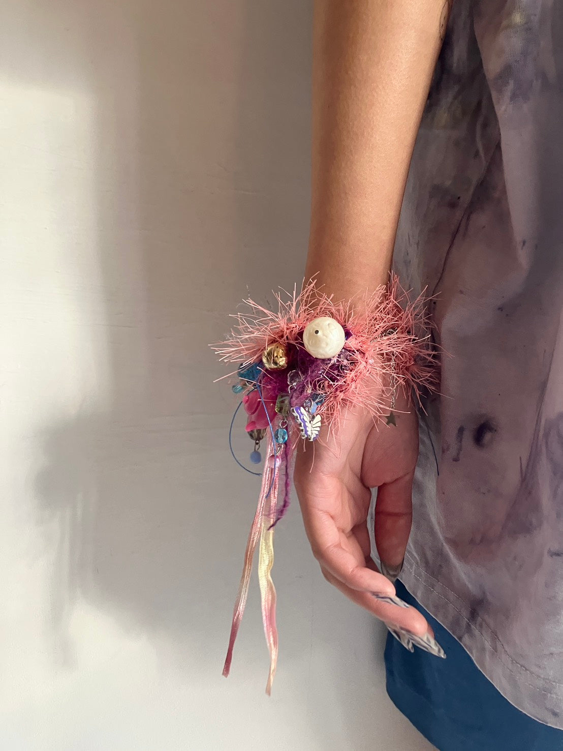 MATHILDE HIRON - Grigri Bracelet in Coral 1