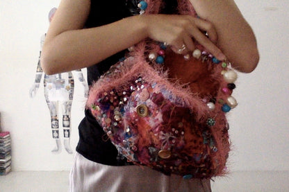 MATHILDE HIRON - Winter Treasures shoulder bag