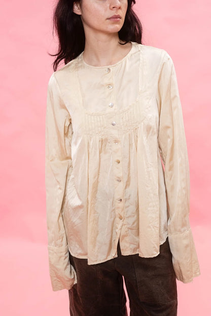sula - flare pants - cotton patina - dirt