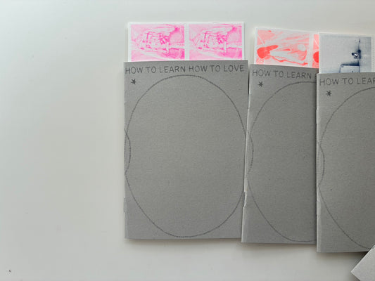 ZINE - HOW TO LEARN HOW TO LOVE - Eirinn Hayhow
