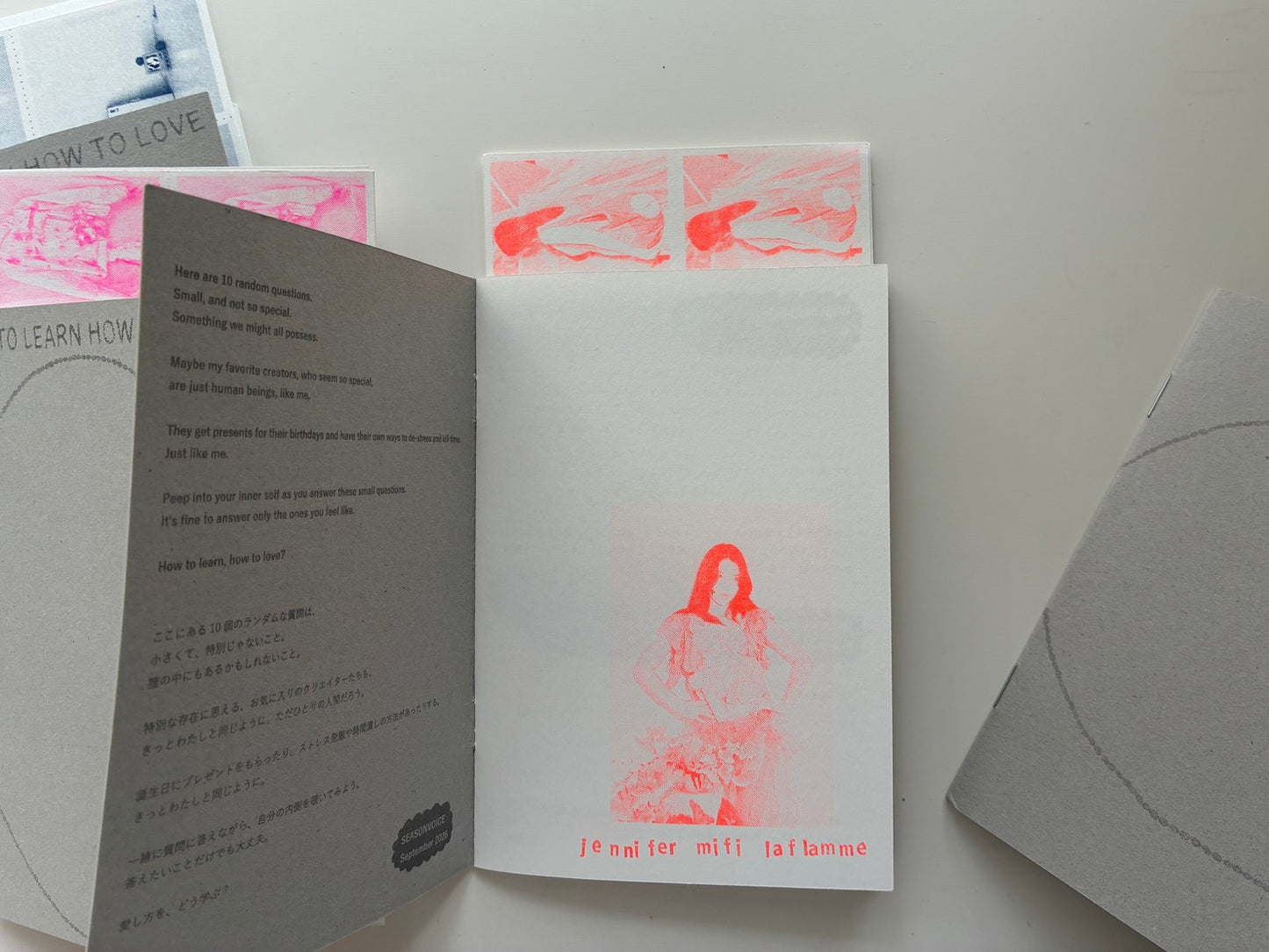 ZINE - HOW TO LEARN HOW TO LOVE - Jennifer Mifi Laflamme