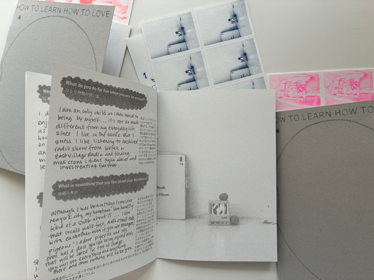 ZINE - HOW TO LEARN HOW TO LOVE - hanna everythingisoft