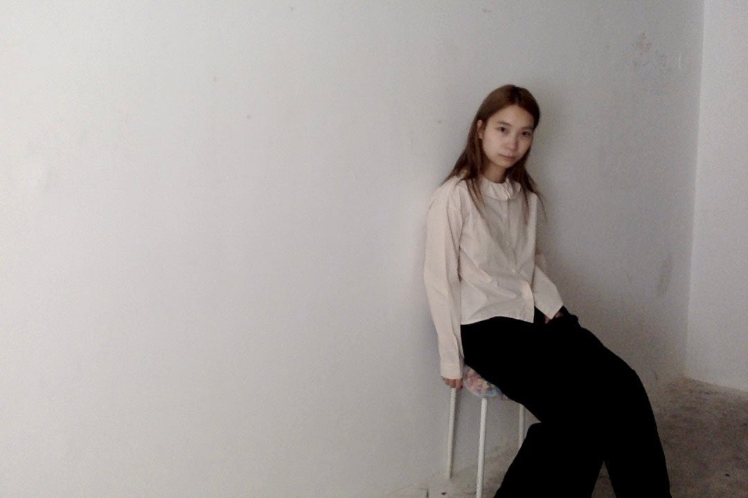 sula - pucked collar blouse - alabaster