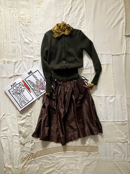 everyone's mother - garden skirt - earth in silk