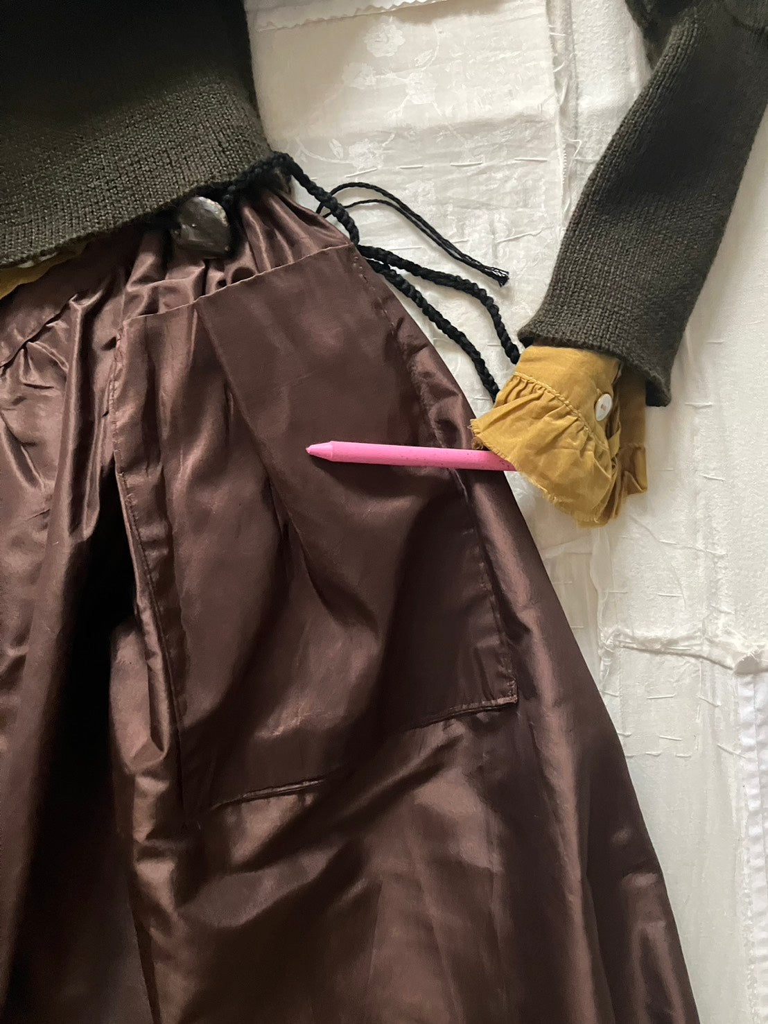 everyone's mother - garden skirt - earth in silk