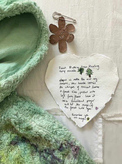 EIRINN HAYHOW - Forest Bathing Green Healing Hemp Hoodie 2