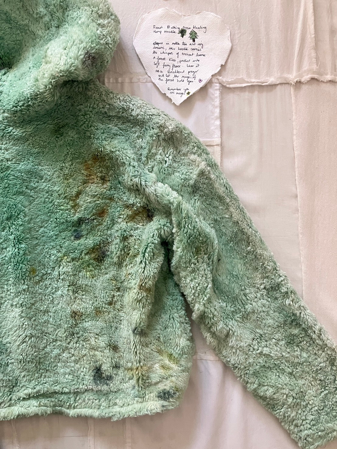 EIRINN HAYHOW - Forest Bathing Green Healing Hemp Hoodie 2