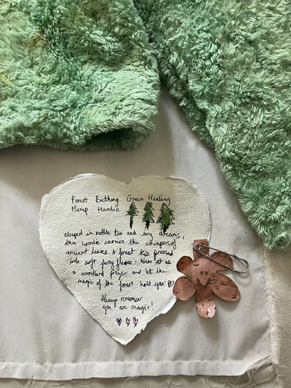 EIRINN HAYHOW - Forest Bathing Green Healing Hemp Hoodie 1
