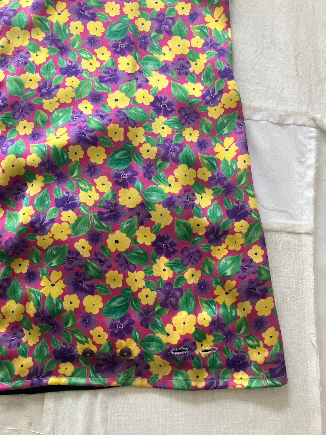 garbage core - STRIPES AND FLOWERS BLOUSE