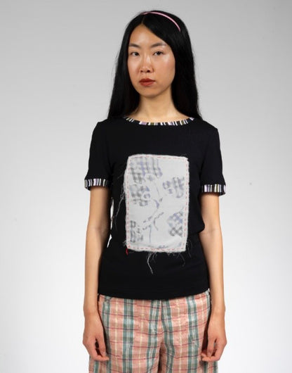 garbage core - T-SHIRT WITH PRINTED PATCH