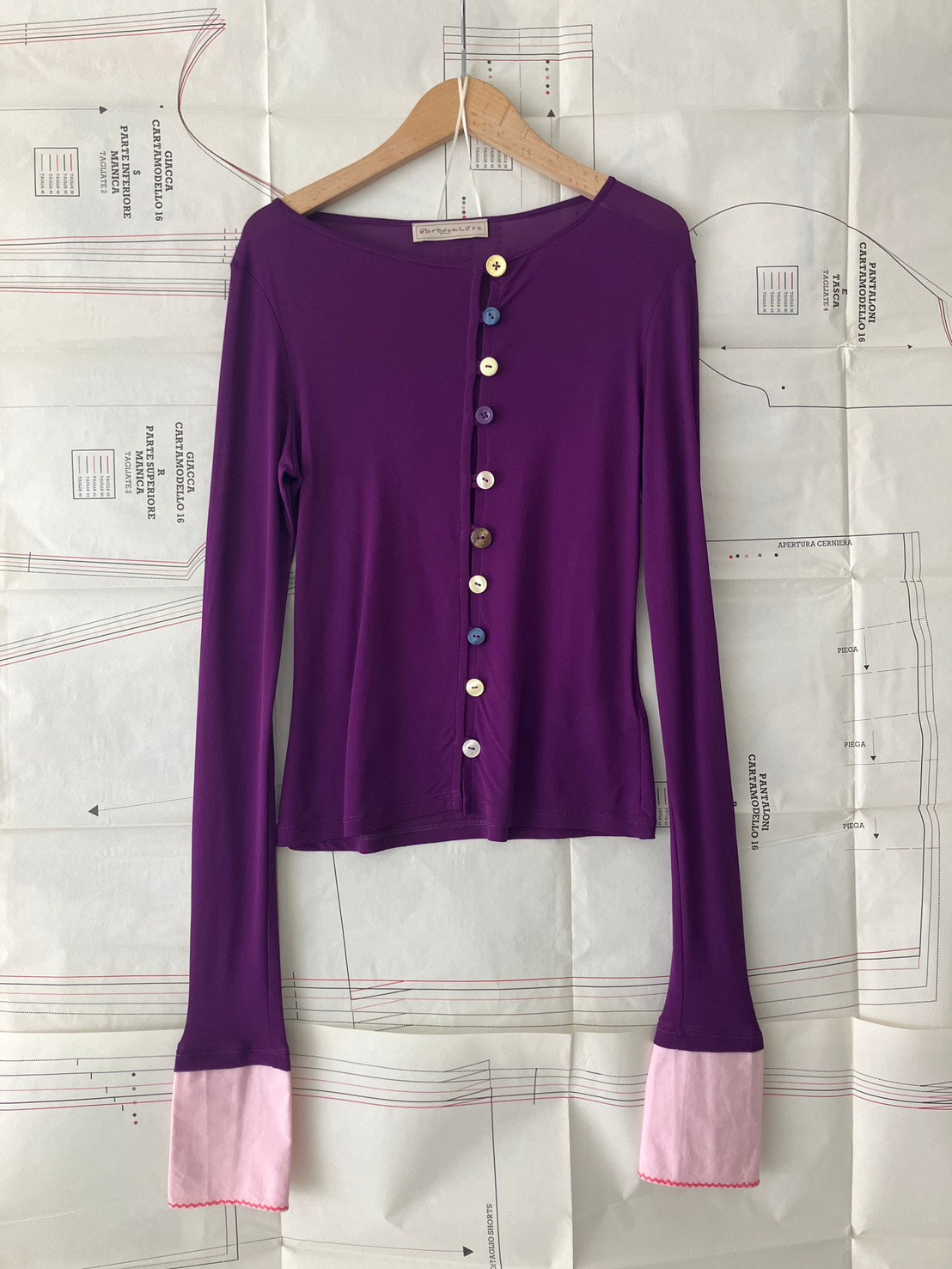 garbage core - LONG SLEEVE WITH HANDKERCHIEFS