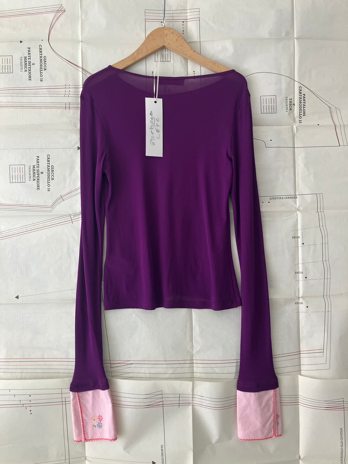 garbage core - LONG SLEEVE WITH HANDKERCHIEFS