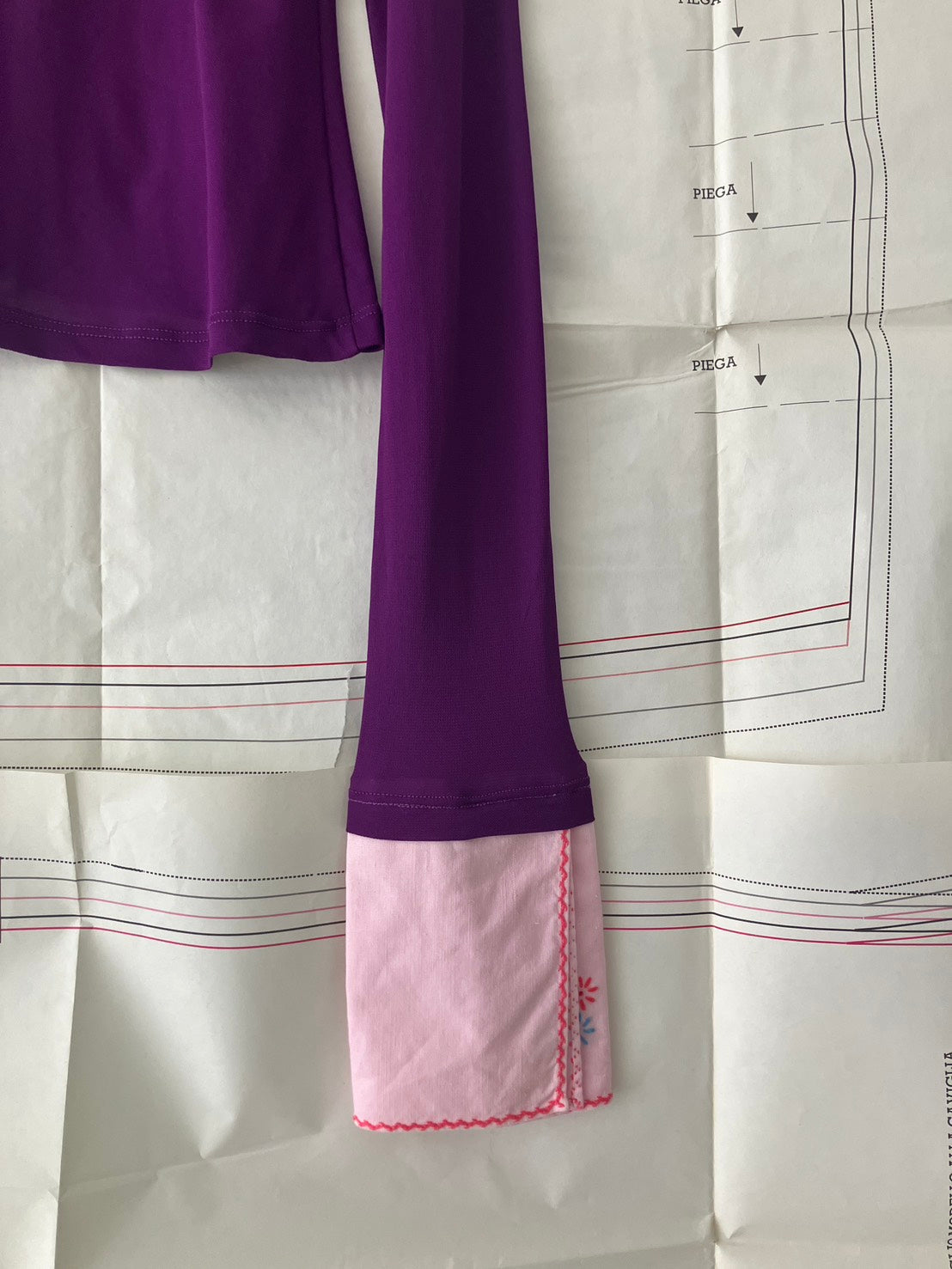 garbage core - LONG SLEEVE WITH HANDKERCHIEFS