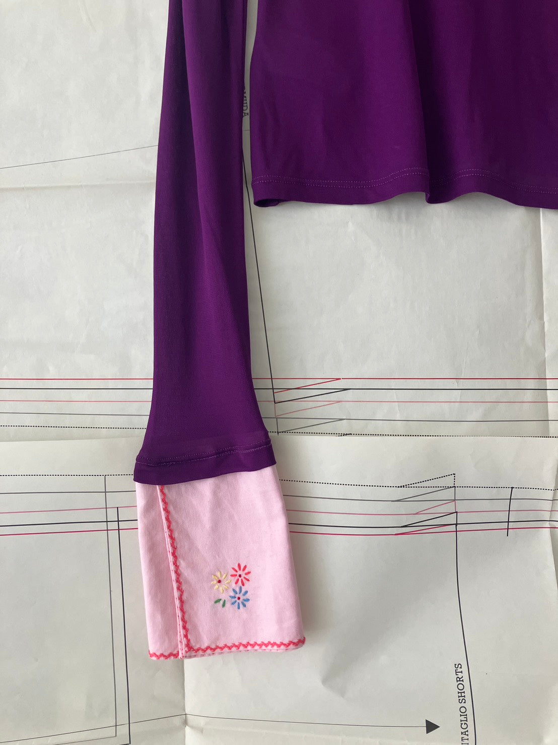 garbage core - LONG SLEEVE WITH HANDKERCHIEFS