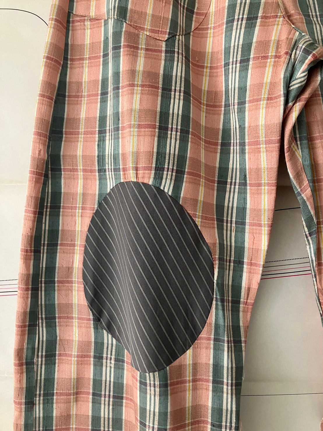 garbage core - CHECKED TROUSERS