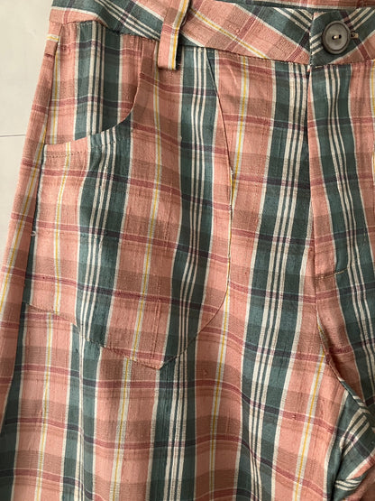 garbage core - CHECKED TROUSERS