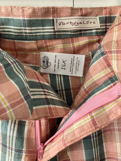 garbage core - CHECKED TROUSERS