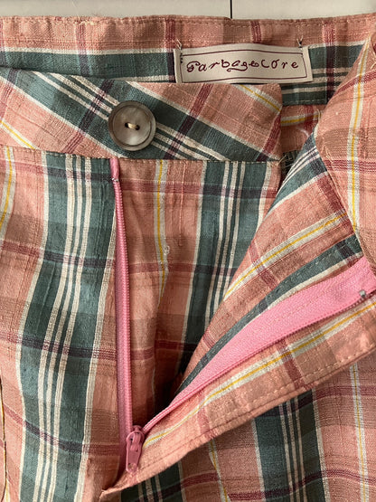 garbage core - CHECKED TROUSERS