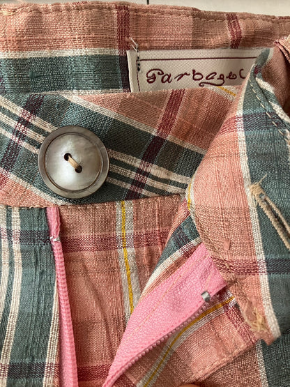 garbage core - CHECKED TROUSERS