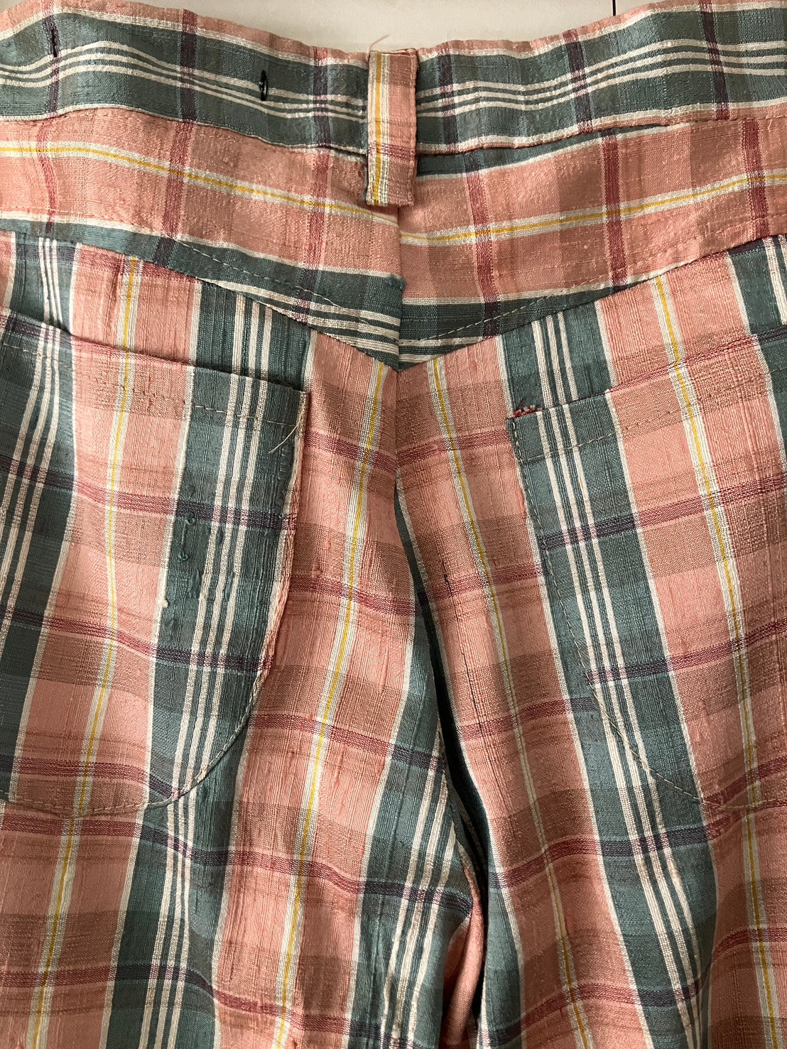 garbage core - CHECKED TROUSERS