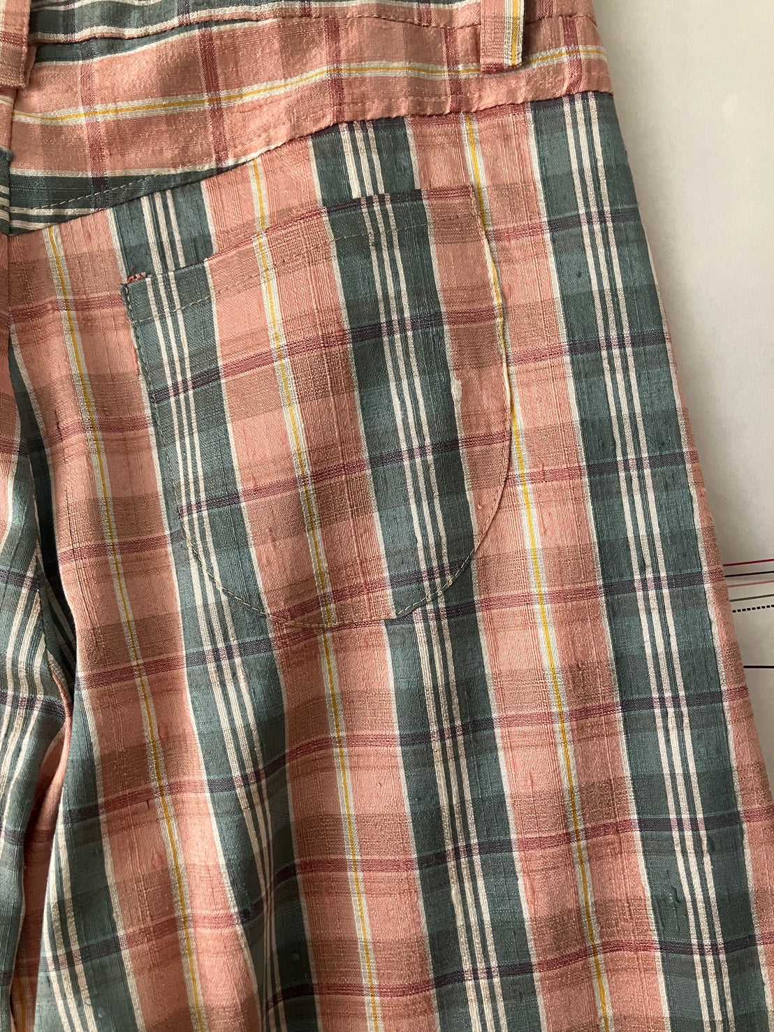 garbage core - CHECKED TROUSERS