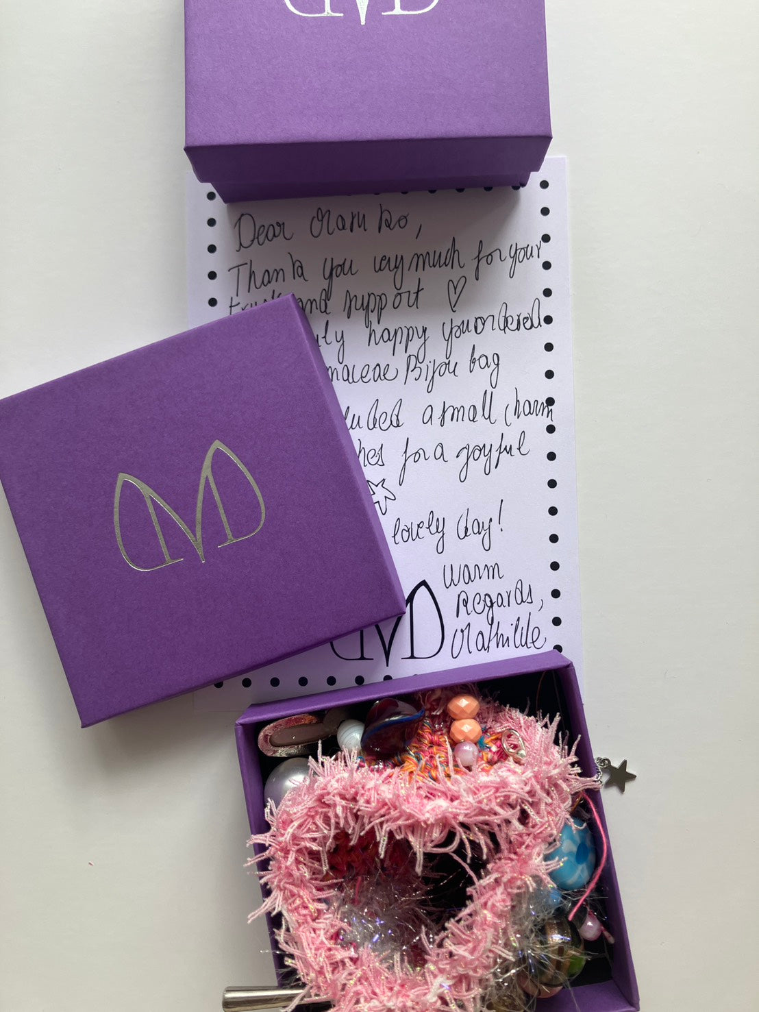 MATHILDE HIRON - Grigri Bracelet in Sunset Pink 2