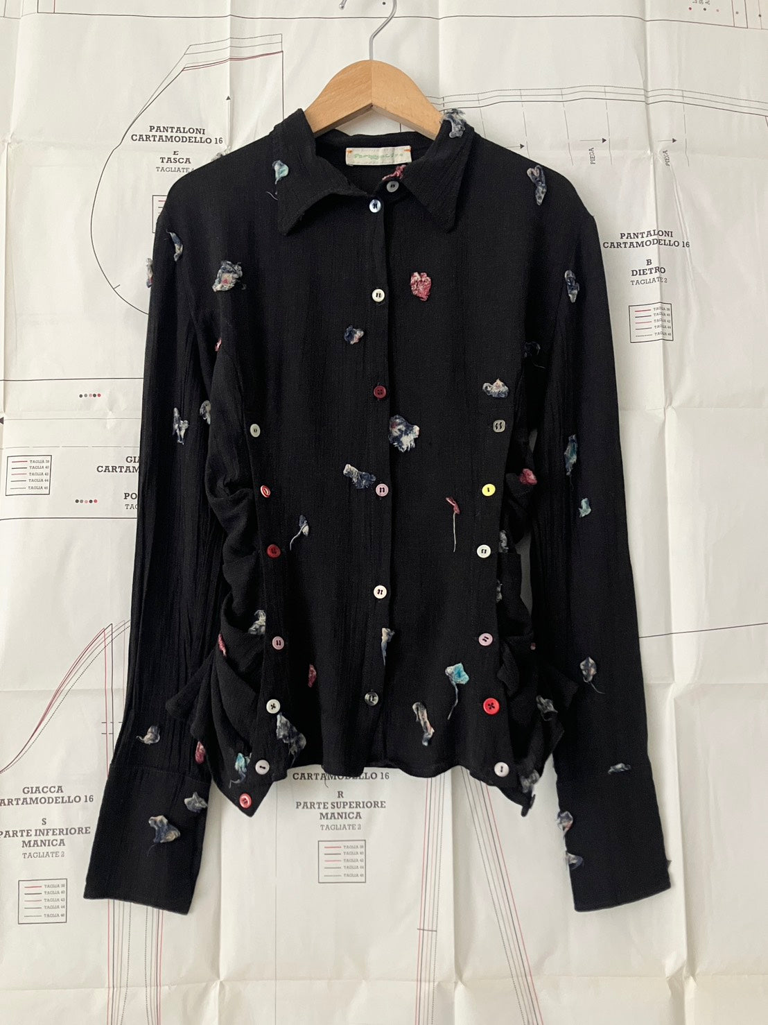 garbage core - MILLE BOTTONI SHIRT