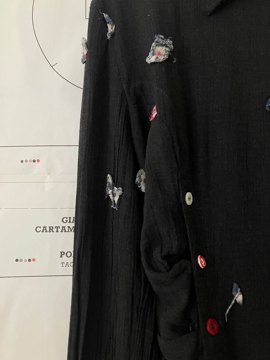 garbage core - MILLE BOTTONI SHIRT